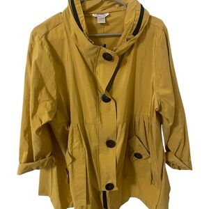 Dorman Oversized Button Front Jacket – Size XL – Mustard Yellow